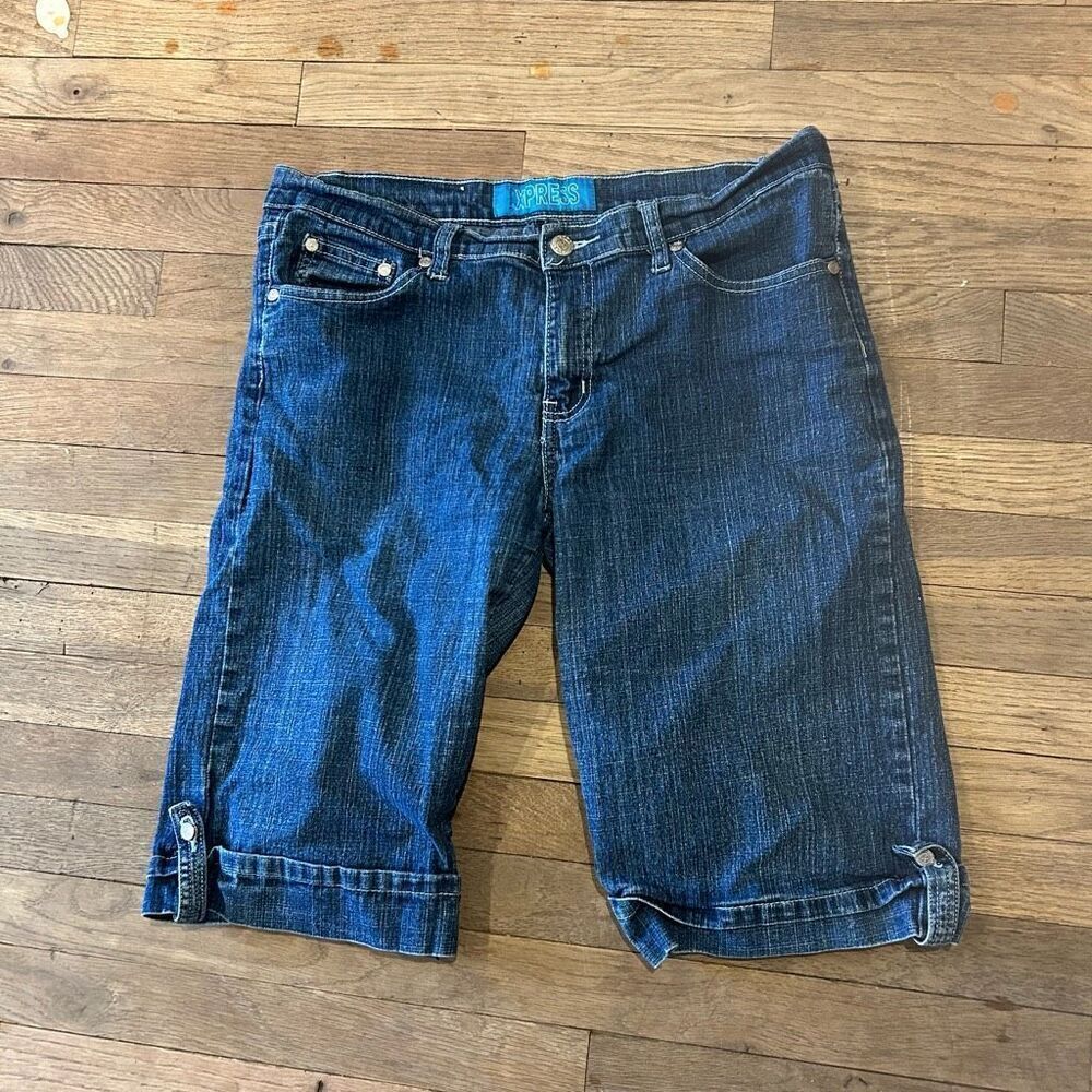 Express denim shorts size junior 9